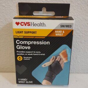 CVS Compression Glove Hand & Wrist Size S/M Light Support